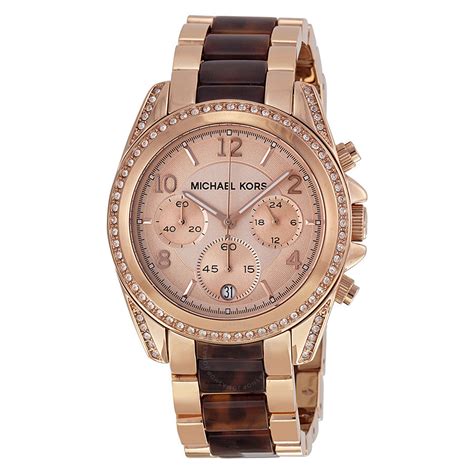 michael kors rose gold watch quality|rose gold watch with numbers.